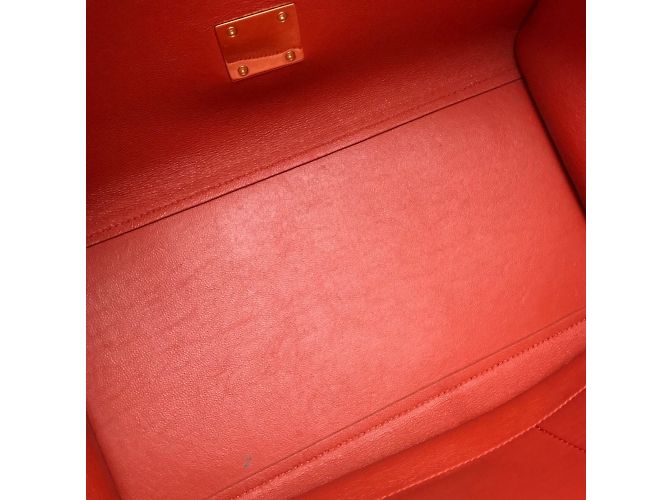 Céline Borsa a spalla in pelle nera Celine Nero - vista 12