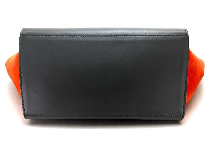 Céline Borsa a spalla in pelle nera Celine Nero - vista 3