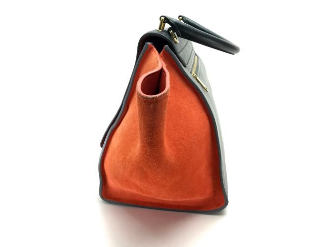 Céline Borsa a spalla in pelle nera Celine Nero - vista 4