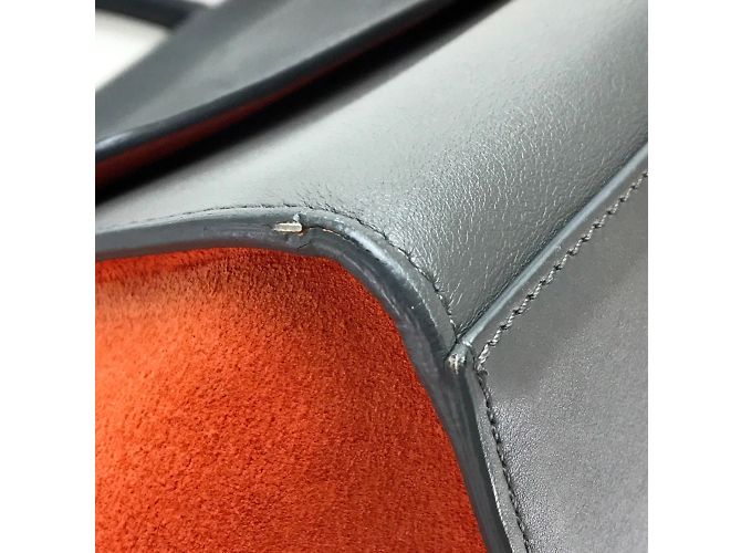 Céline Borsa a spalla in pelle nera Celine Nero - vista 5