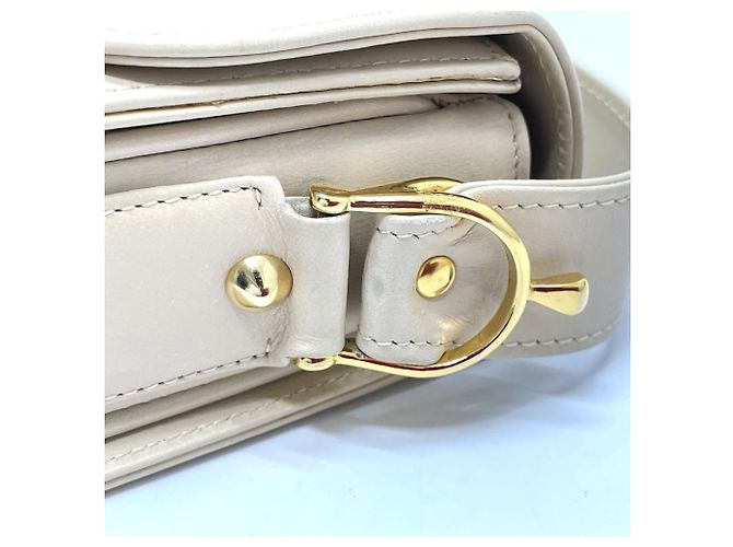 Céline Borsa a spalla in pelle beige Celine - vista 10