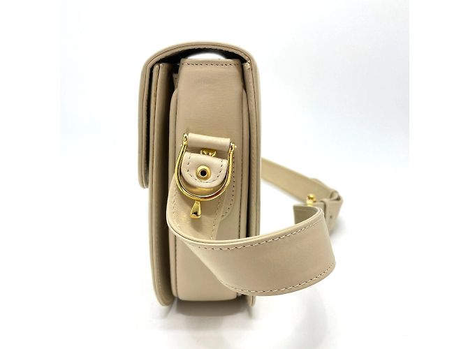 Céline Borsa a spalla in pelle beige Celine - vista 3