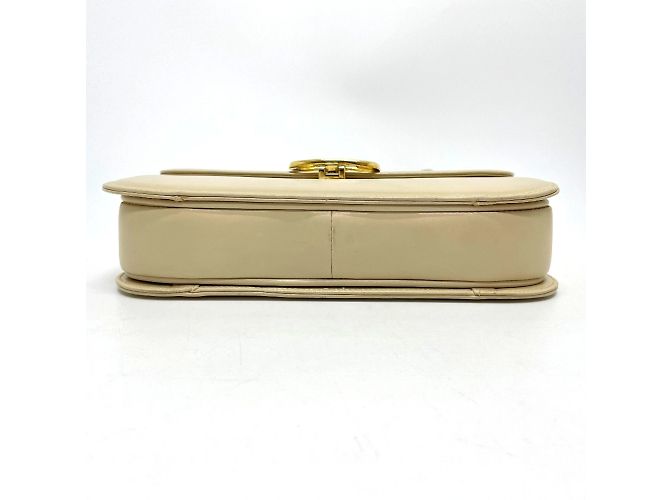 Céline Borsa a spalla in pelle beige Celine - vista 5