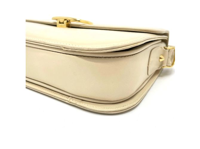 Céline Borsa a spalla in pelle beige Celine - vista 6