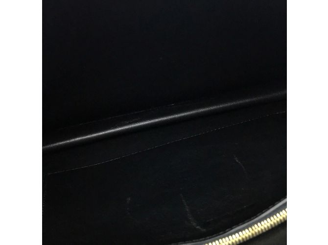 Céline Clutch in pelle blu Celine - vista 6