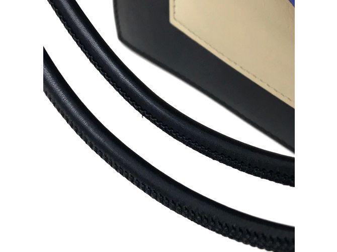 Céline Clutch in pelle blu Celine - vista 7