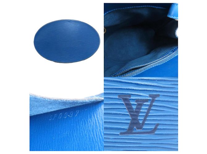 Louis Vuitton Cluny Toledo Blue Tote Bag - view 4