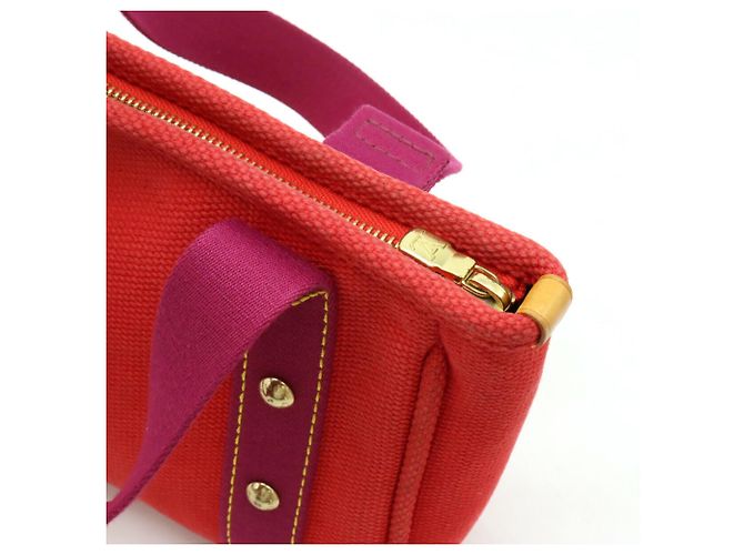 Borsa tote Louis Vuitton Antigua Cabas PM Rosso - vista 6