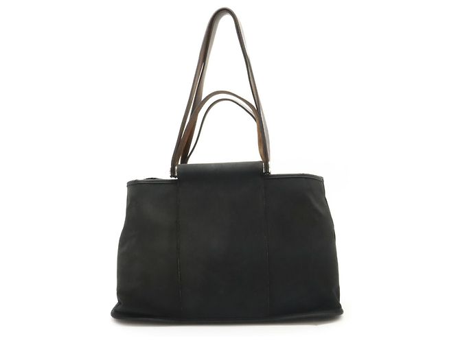 Hermès Borsa Tote Hermes Cabag Elan PM Nero - vista 2