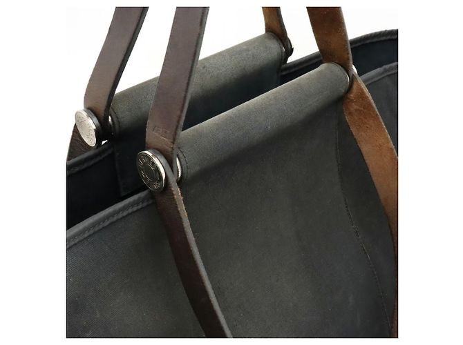 Hermès Borsa Tote Hermes Cabag Elan PM Nero - vista 6