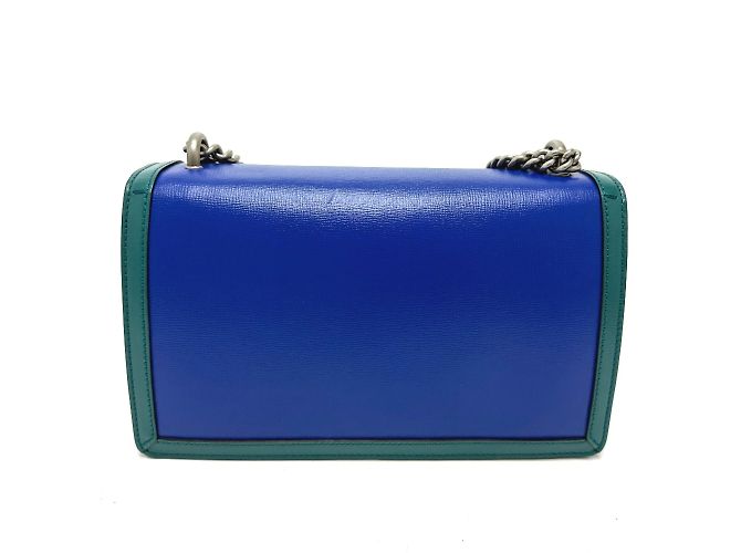 Gucci Bicolor Schultertasche Blau - Ansicht 2