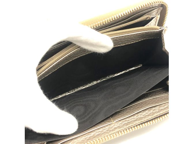 Cartera larga con cremallera Gucci Bamboo Dorado - vista 10