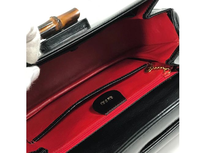 Borsa in pelle nera Gucci 000-1951 Nero - vista 12