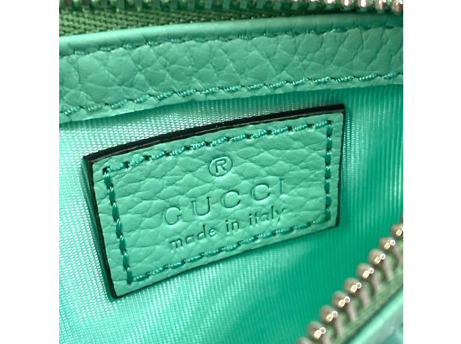 Monedero verde Gucci GG Marmont - vista 10