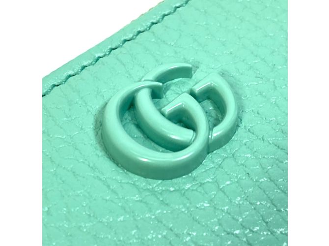 Monedero verde Gucci GG Marmont - vista 7