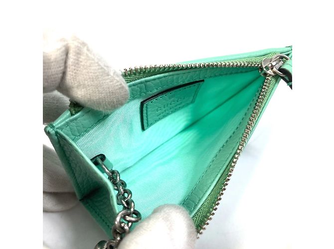 Monedero verde Gucci GG Marmont - vista 9