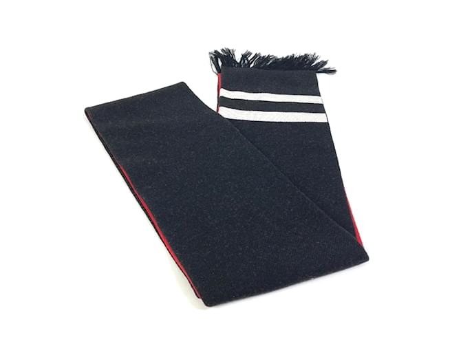 Sciarpa con frange e logo Gucci BE LOVED Nero - vista 2