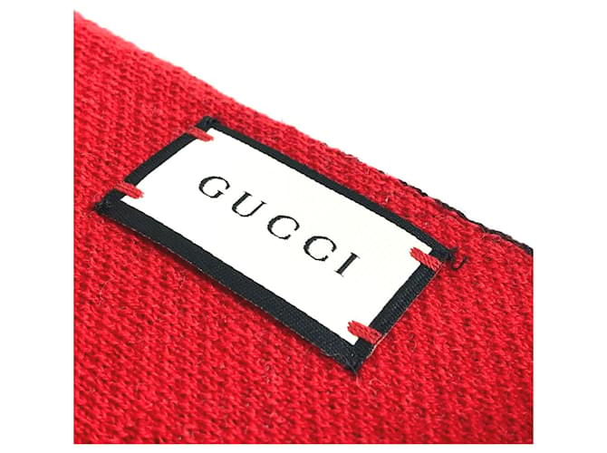 Sciarpa con frange e logo Gucci BE LOVED Nero - vista 5