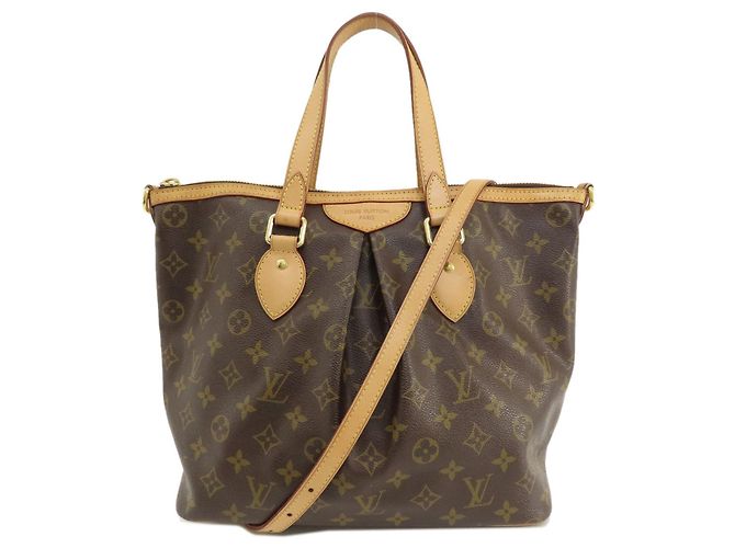 Louis Vuitton Palermo PM Monogram Tote Bag Braun - Ansicht 11