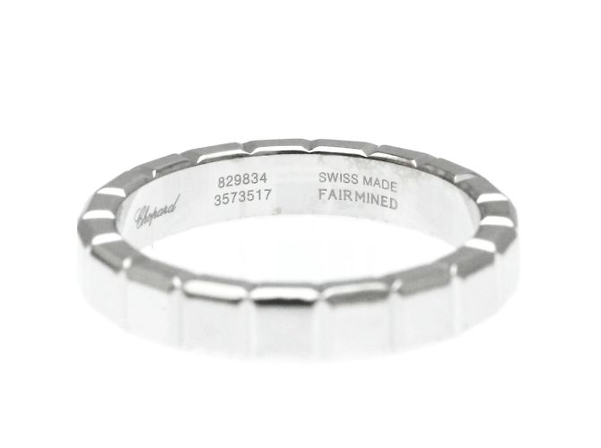 Bague en or blanc Chopard Ice Cube 829834 - vue 8