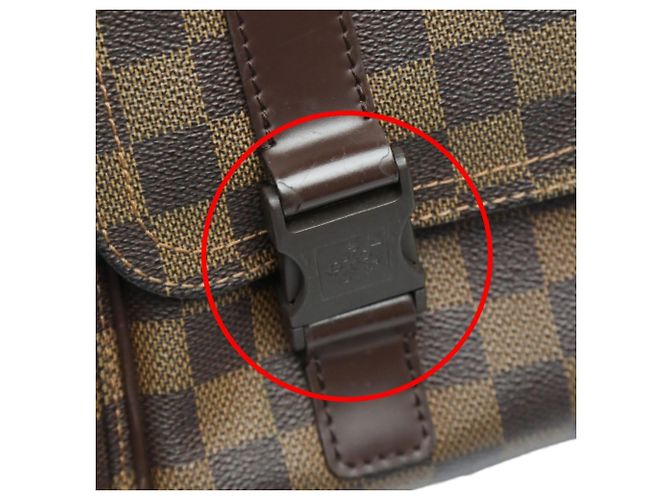 Borsa a spalla Melville Reporter Damier Louis Vuitton Marrone Damier ebene - vista 10