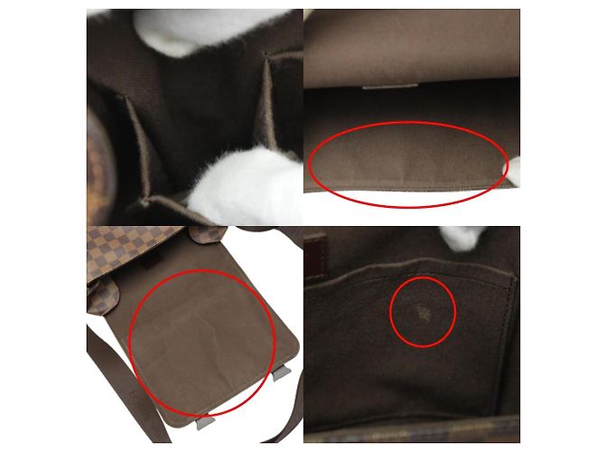Borsa a spalla Melville Reporter Damier Louis Vuitton Marrone Damier ebene - vista 18