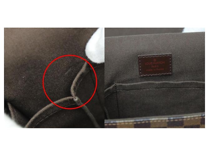 Borsa a spalla Melville Reporter Damier Louis Vuitton Marrone Damier ebene - vista 19