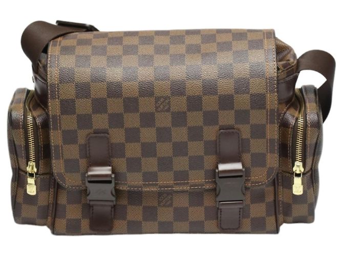 Borsa a spalla Melville Reporter Damier Louis Vuitton Marrone Damier ebene - vista 3