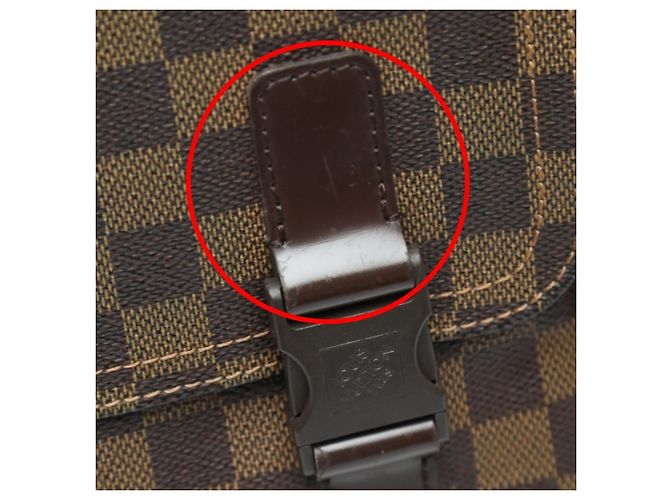 Borsa a spalla Melville Reporter Damier Louis Vuitton Marrone Damier ebene - vista 9