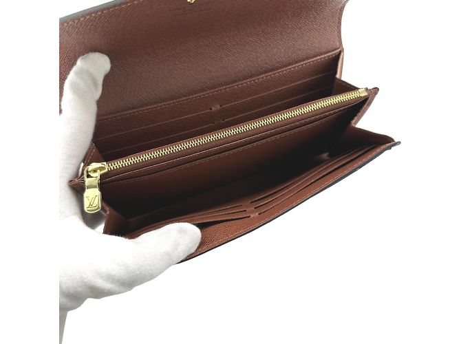 Billetera bi-fold Monogram Louis Vuitton Castaño Monograma - vista 12