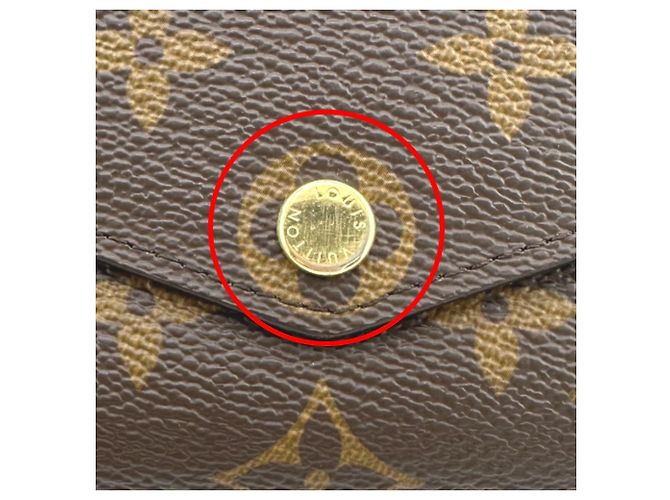 Billetera bi-fold Monogram Louis Vuitton Castaño Monograma - vista 17