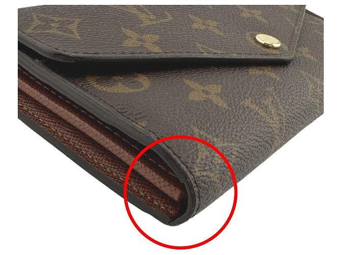 Billetera bi-fold Monogram Louis Vuitton Castaño Monograma - vista 5