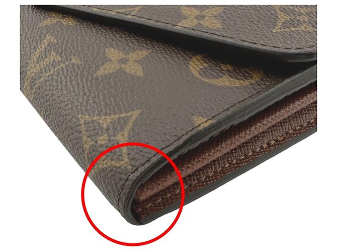 Billetera bi-fold Monogram Louis Vuitton Castaño Monograma - vista 7