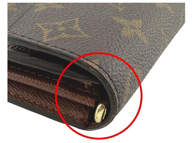 Billetera bi-fold Monogram Louis Vuitton Castaño Monograma - vista 8