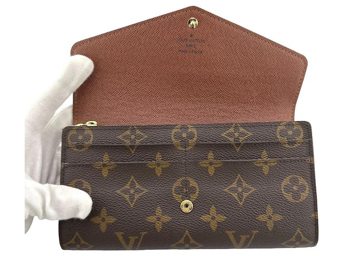 Billetera bi-fold Monogram Louis Vuitton Castaño Monograma - vista 9