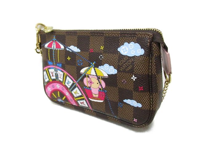 Pochette Accessori Vivienne Louis Vuitton Marrone - vista 3