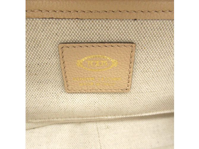 Tod's Beige Leather 2-Way Shoulder Bag - view 7