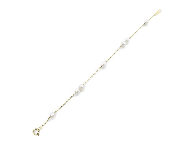 Bracciale in perle TASAKI in oro rosa - vista 3