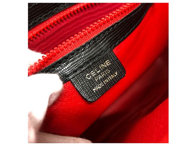 Céline Borsa a spalla 2WAY con doppia tasca Celine Nero - vista 14