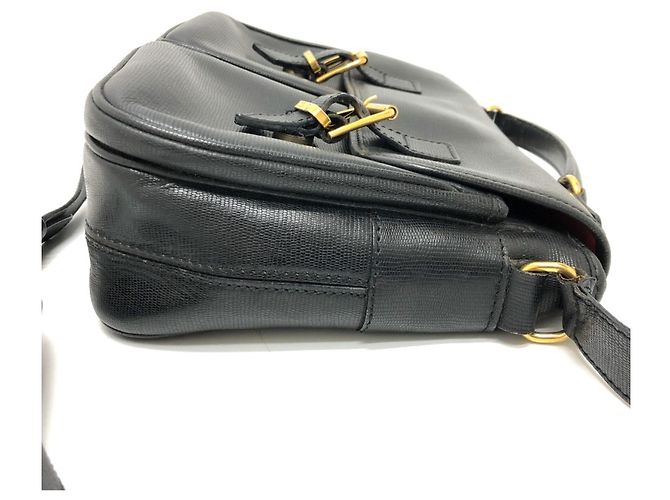 Céline Borsa a spalla 2WAY con doppia tasca Celine Nero - vista 3
