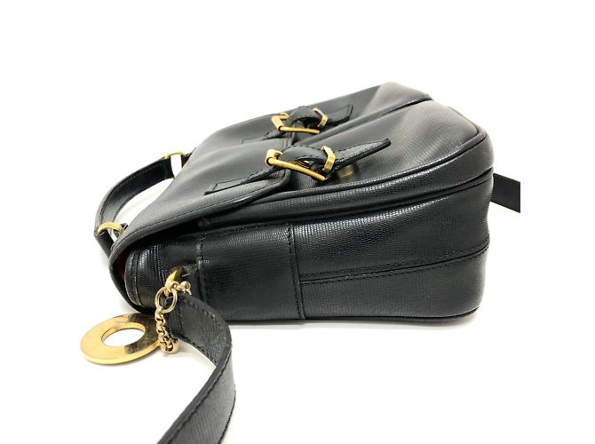 Céline Borsa a spalla 2WAY con doppia tasca Celine Nero - vista 4