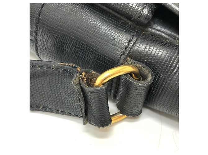 Céline Borsa a spalla 2WAY con doppia tasca Celine Nero - vista 5