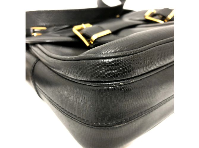 Céline Borsa a spalla 2WAY con doppia tasca Celine Nero - vista 8