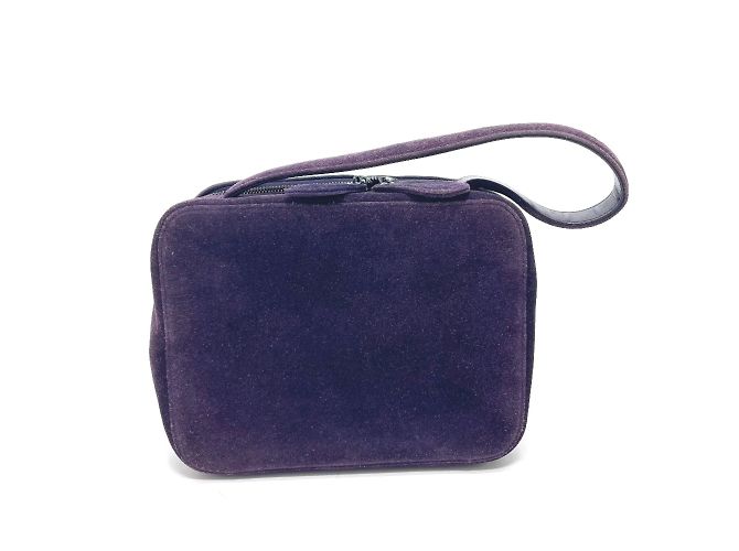Borsa in pelle viola Chanel Porpora - vista 2