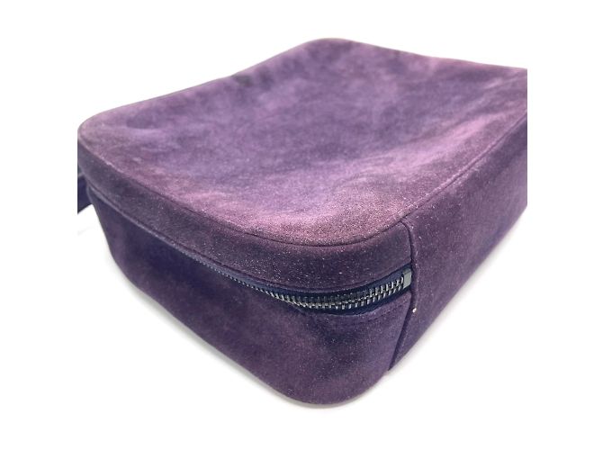 Borsa in pelle viola Chanel Porpora - vista 3