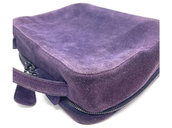 Borsa in pelle viola Chanel Porpora - vista 4
