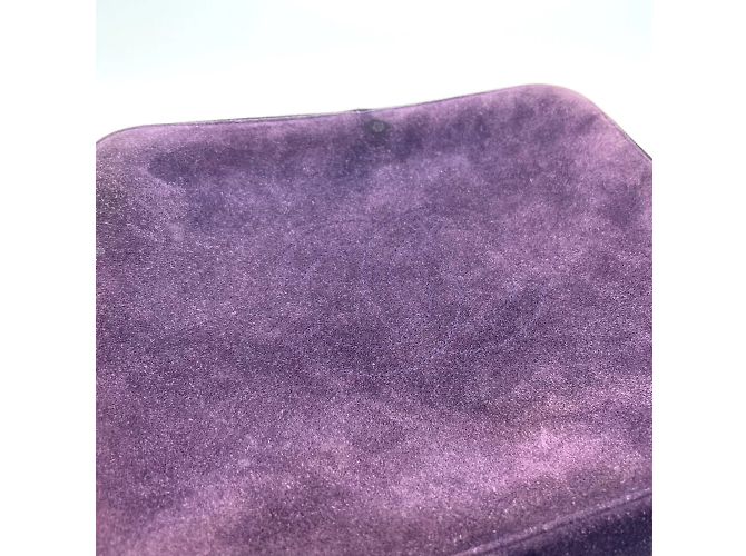 Borsa in pelle viola Chanel Porpora - vista 7