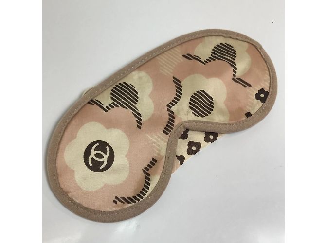 Set di cuscini e pochette per maschera per gli occhi Chanel Pink Rosa - vista 7