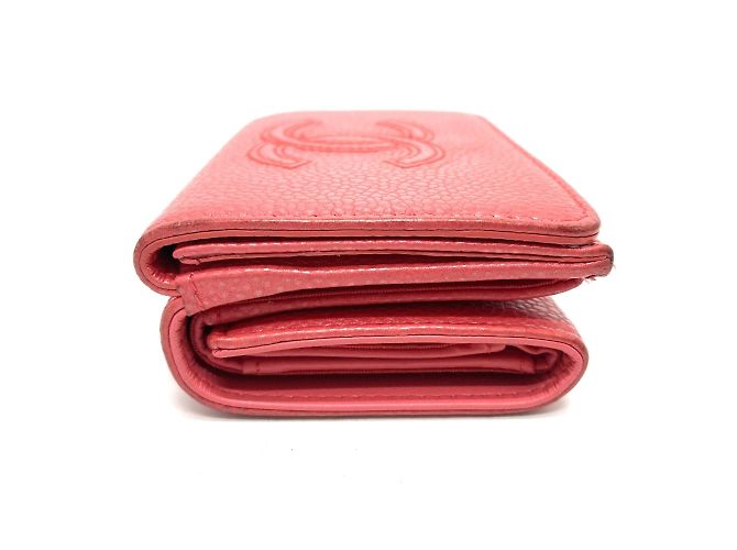Cartera compacta trifold CC Mark Chanel A70796 Rosa - vista 4