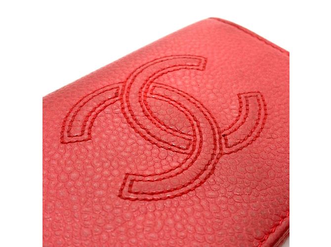 Cartera compacta trifold CC Mark Chanel A70796 Rosa - vista 5
